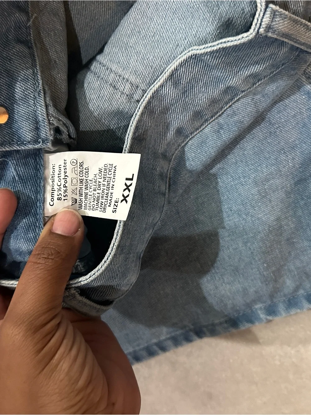 Women’s Blue Denim Skort