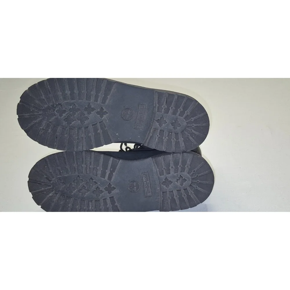 Timberland boy's‎ black outdoor lace up leather ankle boots sz. 3