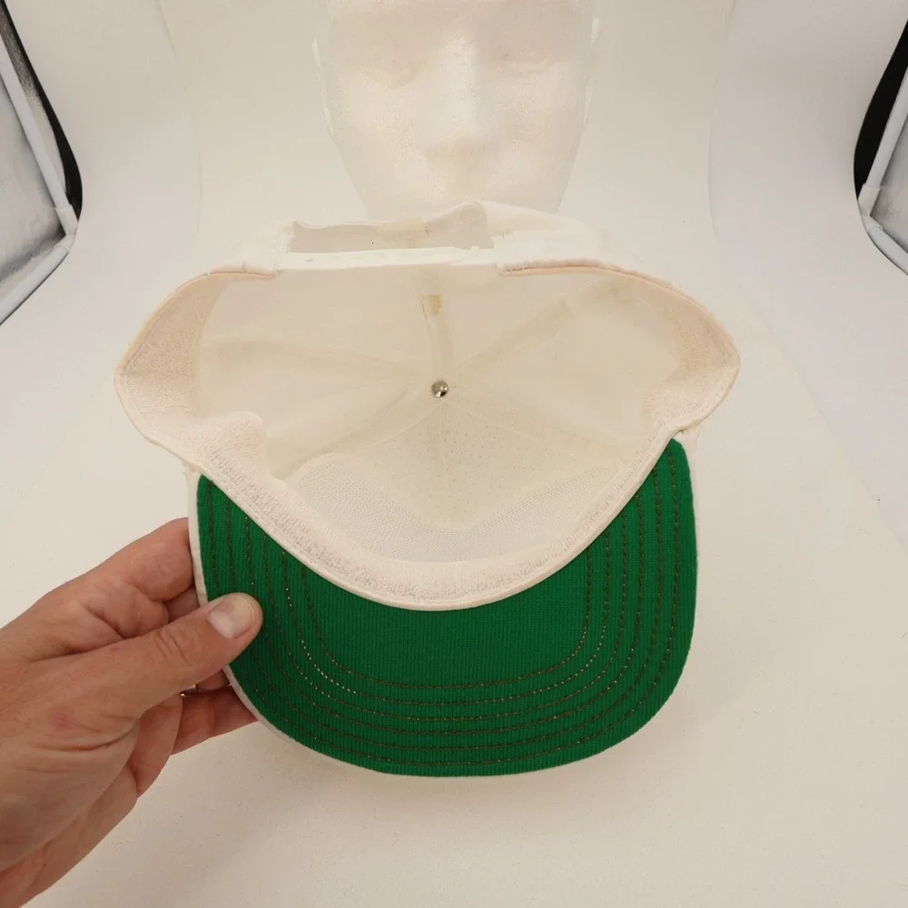 Vintage Crown Royal White Purple Snapback Rope Hat Made in USA Mens OSFA