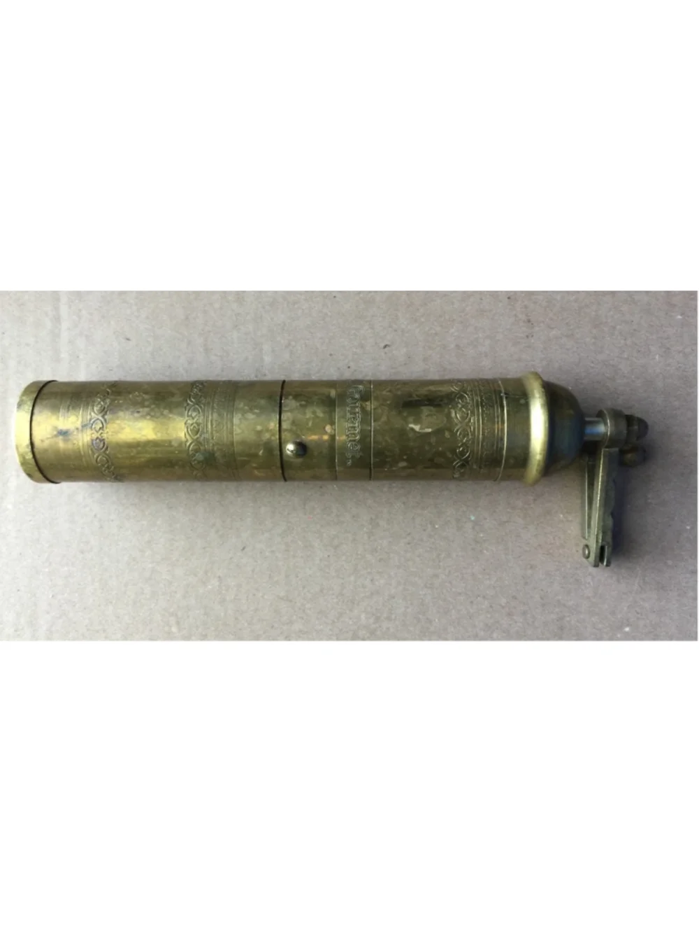 The Frugal Gourmet vintage brass