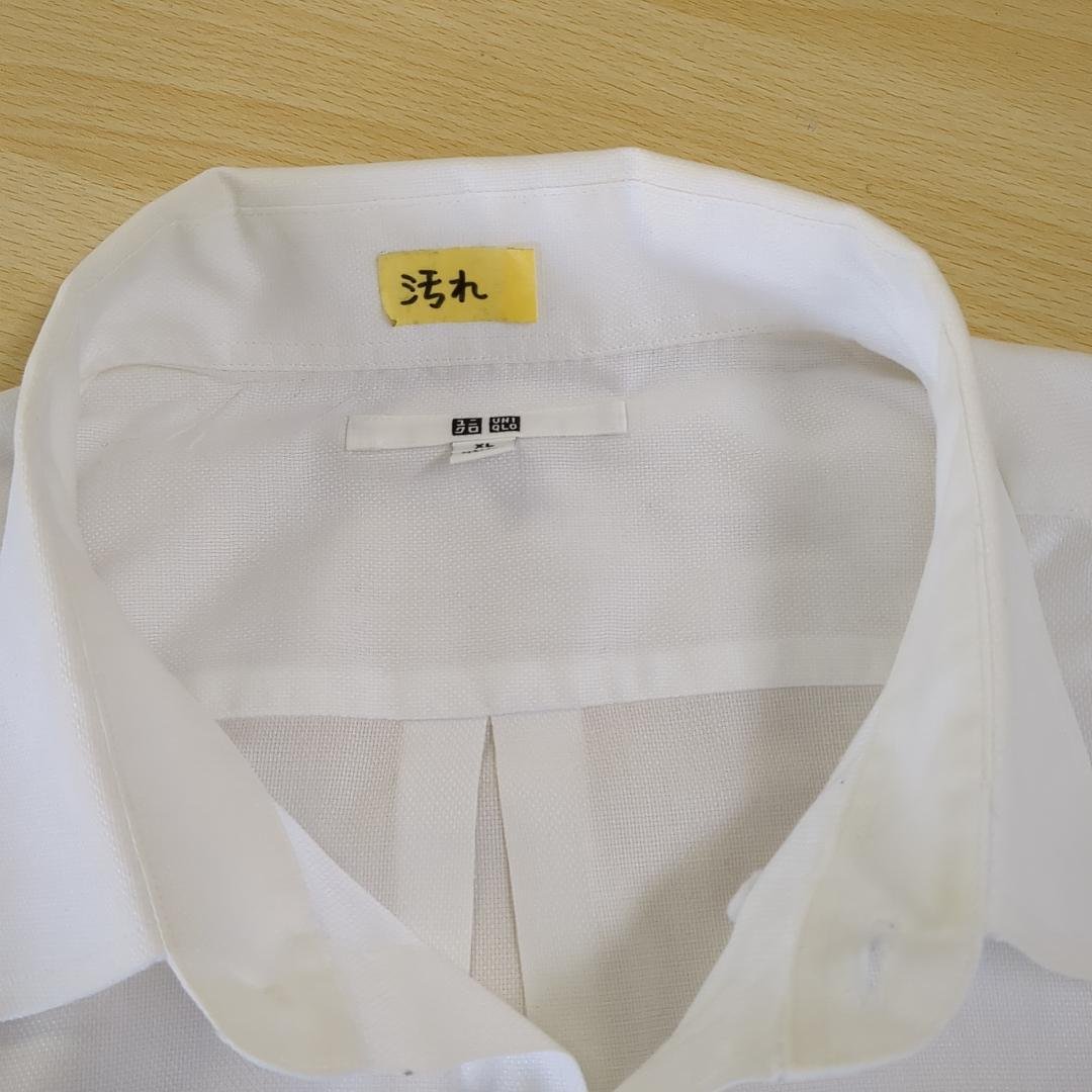 Uniqlo Short-Sleeve Shirt/Blouse, Simple Button-Down Shirt for Men