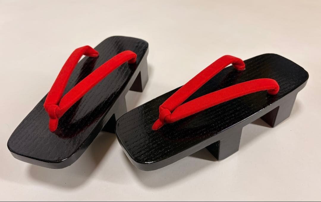 Ready to buy now! Women's Paulownia wood geta sandals, two-tiered, 23cm, unused. 0415-2
