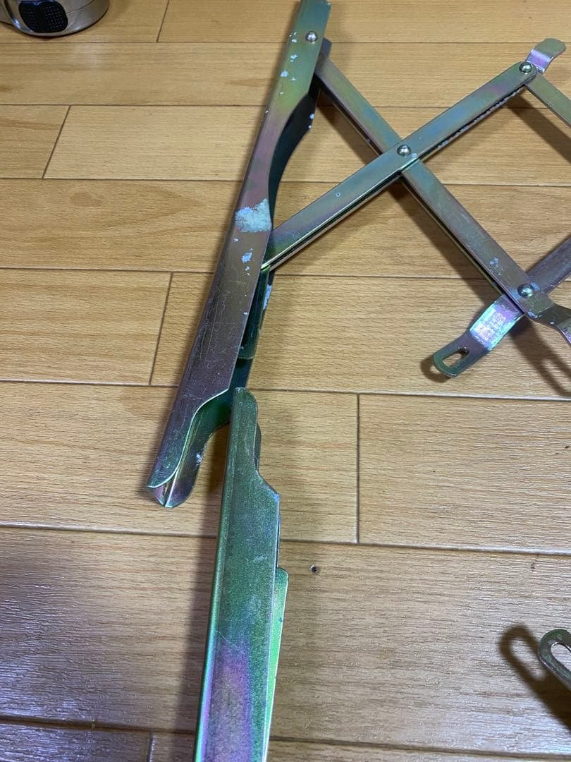 Showa Retro Extendable Clothes Drying Rack Sun Stand Gold Type