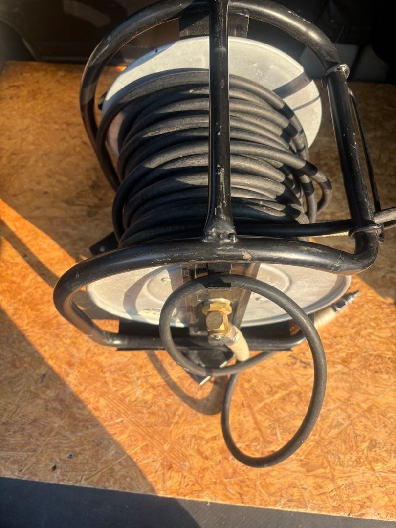 Air Hose Reel, Metal, Black